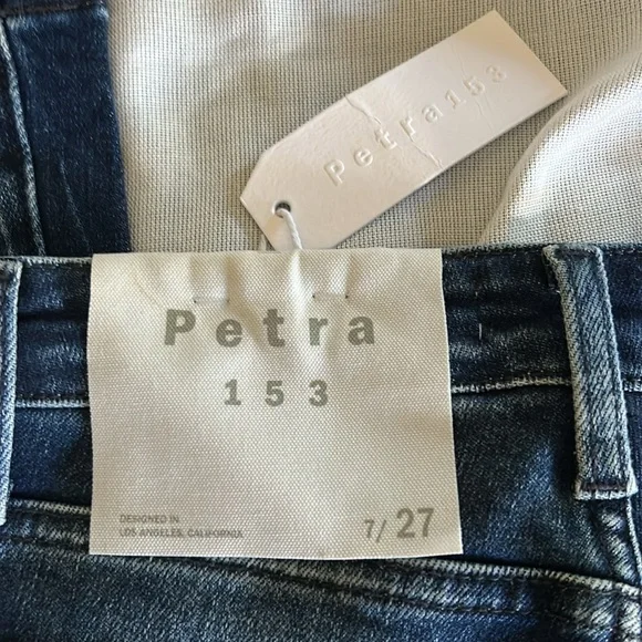 Petra153 NWT 7/27 Dark Blue Denim Jeans - Picture 9 of 16